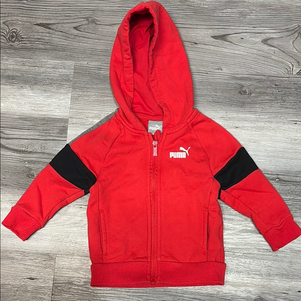 Puma Kids Red Hoodie 12M